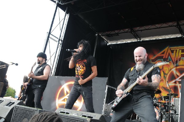 Anthrax at Mayhem Festival 2012 Gexa Energy Pavilion Dallas Texas 07/10/201