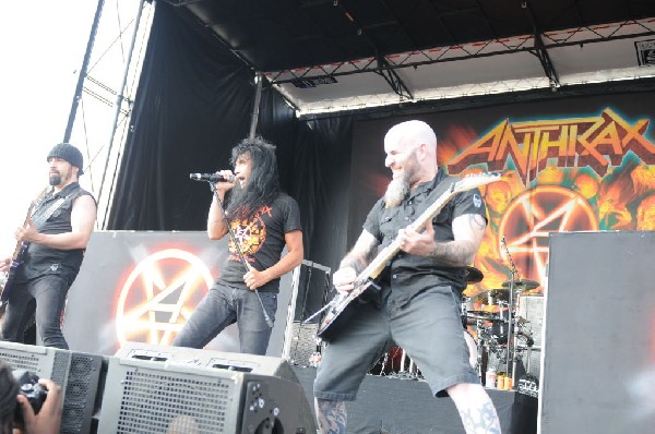 Anthrax at Mayhem Festival 2012 Gexa Energy Pavilion Dallas Texas 07/10/201