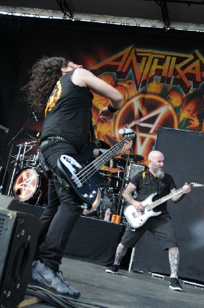 Anthrax at Mayhem Festival 2012 Gexa Energy Pavilion Dallas Texas 07/10/201