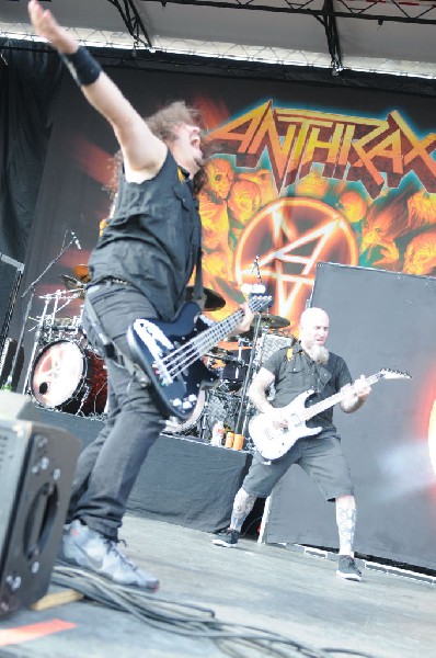 Anthrax at Mayhem Festival 2012 Gexa Energy Pavilion Dallas Texas 07/10/201