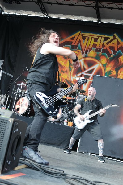 Anthrax at Mayhem Festival 2012 Gexa Energy Pavilion Dallas Texas 07/10/201