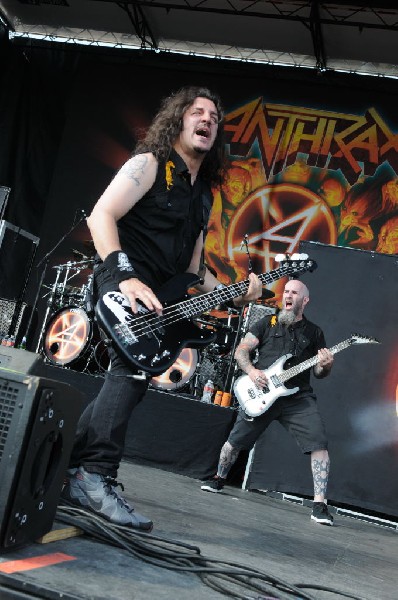 Anthrax at Mayhem Festival 2012 Gexa Energy Pavilion Dallas Texas 07/10/201