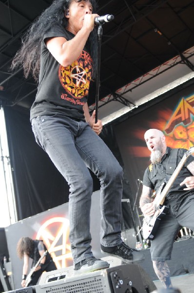 Anthrax at Mayhem Festival 2012 Gexa Energy Pavilion Dallas Texas 07/10/201