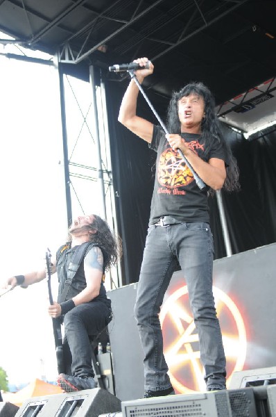 Anthrax at Mayhem Festival 2012 Gexa Energy Pavilion Dallas Texas 07/10/201