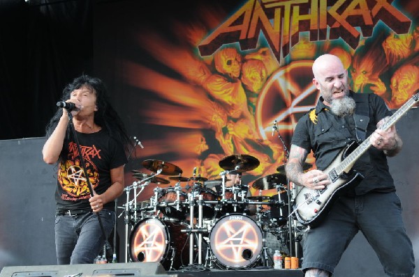 Anthrax at Mayhem Festival 2012 Gexa Energy Pavilion Dallas Texas 07/10/201