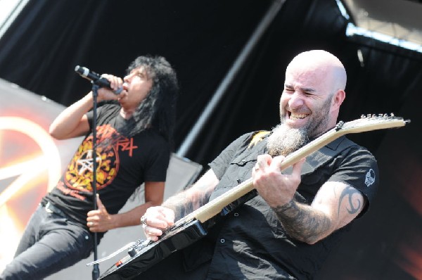 Anthrax at Mayhem Festival 2012 Gexa Energy Pavilion Dallas Texas 07/10/201