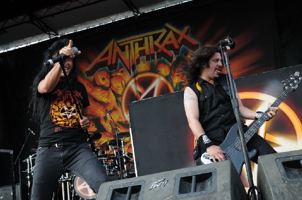 Anthrax at Mayhem Festival 2012 Gexa Energy Pavilion Dallas Texas 07/10/201