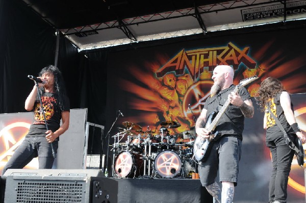 Anthrax at Mayhem Festival 2012 Gexa Energy Pavilion Dallas Texas 07/10/201