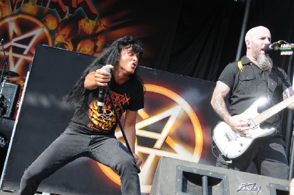 Anthrax at Mayhem Festival 2012 Gexa Energy Pavilion Dallas Texas 07/10/201