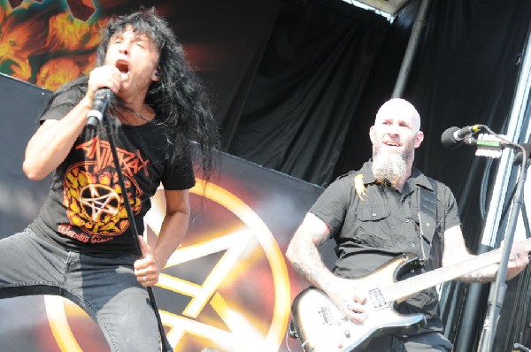 Anthrax at Mayhem Festival 2012 Gexa Energy Pavilion Dallas Texas 07/10/201