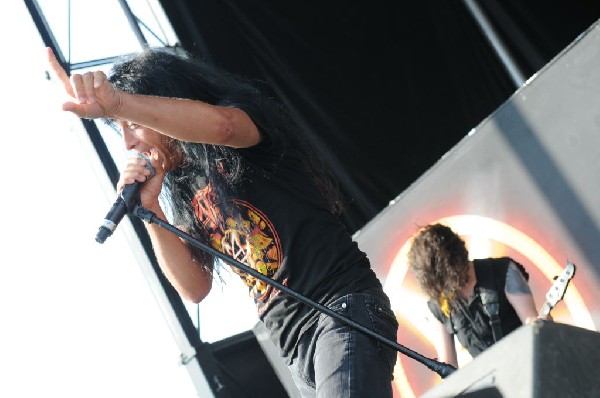 Anthrax at Mayhem Festival 2012 Gexa Energy Pavilion Dallas Texas 07/10/201