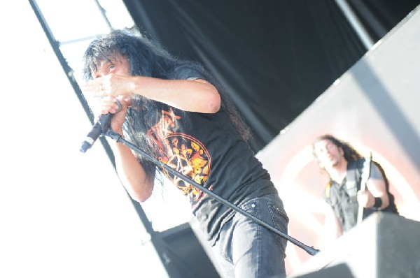 Anthrax at Mayhem Festival 2012 Gexa Energy Pavilion Dallas Texas 07/10/201