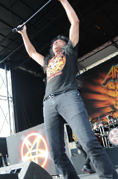 Anthrax at Mayhem Festival 2012 Gexa Energy Pavilion Dallas Texas 07/10/201