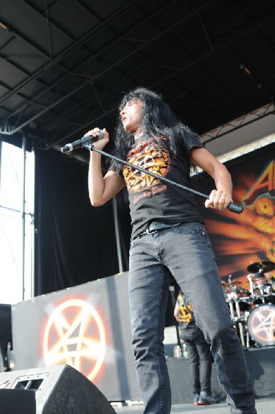 Anthrax at Mayhem Festival 2012 Gexa Energy Pavilion Dallas Texas 07/10/201