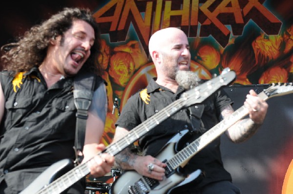 Anthrax at Mayhem Festival 2012 Gexa Energy Pavilion Dallas Texas 07/10/201