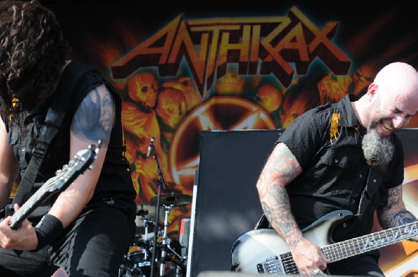 Anthrax at Mayhem Festival 2012 Gexa Energy Pavilion Dallas Texas 07/10/201