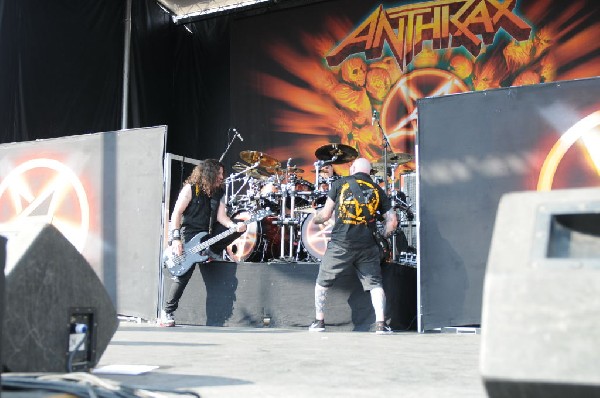 Anthrax at Mayhem Festival 2012 Gexa Energy Pavilion Dallas Texas 07/10/201