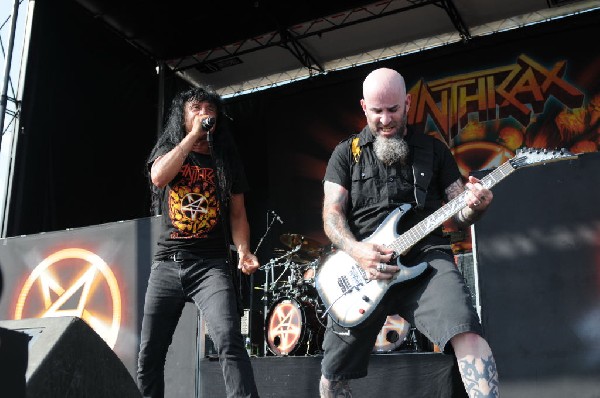 Anthrax at Mayhem Festival 2012 Gexa Energy Pavilion Dallas Texas 07/10/201