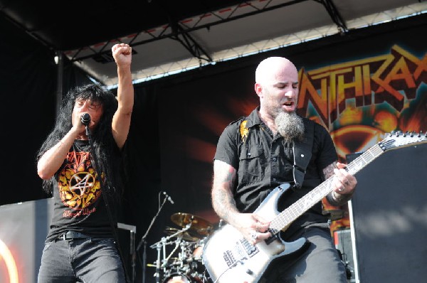 Anthrax at Mayhem Festival 2012 Gexa Energy Pavilion Dallas Texas 07/10/201