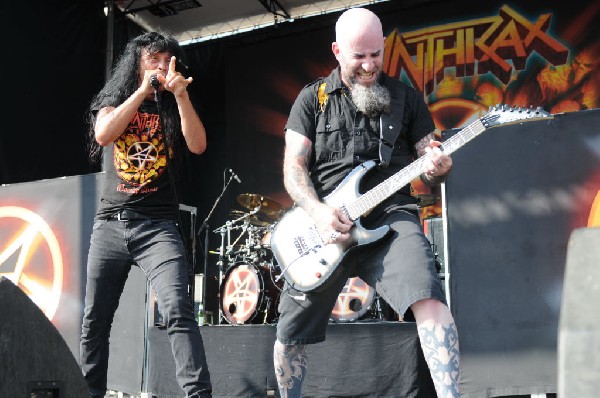 Anthrax at Mayhem Festival 2012 Gexa Energy Pavilion Dallas Texas 07/10/201