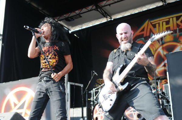 Anthrax at Mayhem Festival 2012 Gexa Energy Pavilion Dallas Texas 07/10/201