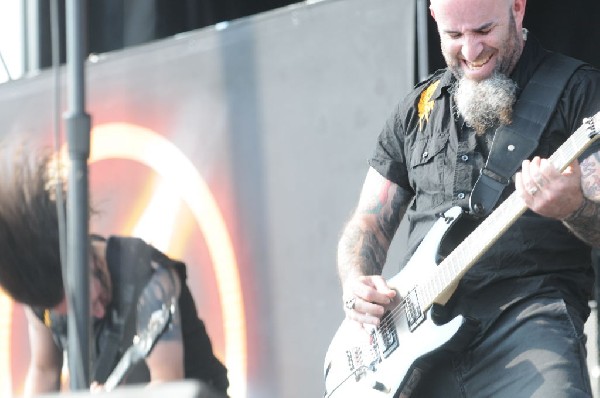 Anthrax at Mayhem Festival 2012 Gexa Energy Pavilion Dallas Texas 07/10/201