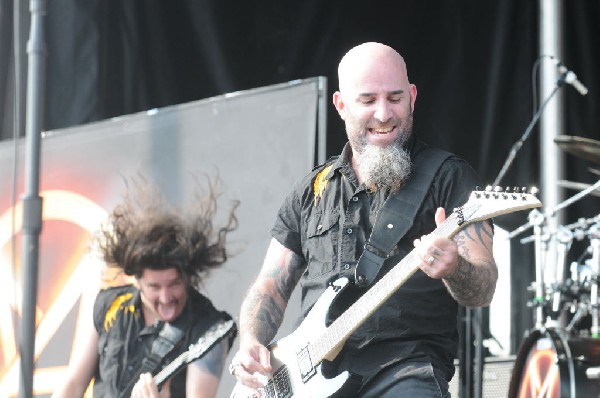 Anthrax at Mayhem Festival 2012 Gexa Energy Pavilion Dallas Texas 07/10/201