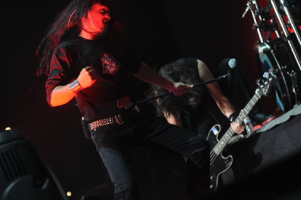 Anthrax at AT&T Center, San Antonio, Texas, 09/25/10 Second night of Am