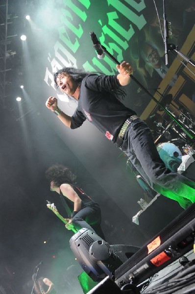 Anthrax at AT&T Center, San Antonio, Texas, 09/25/10 Second night of Am