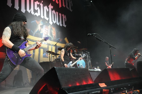 Anthrax at AT&T Center, San Antonio, Texas, 09/25/10 Second night of Am