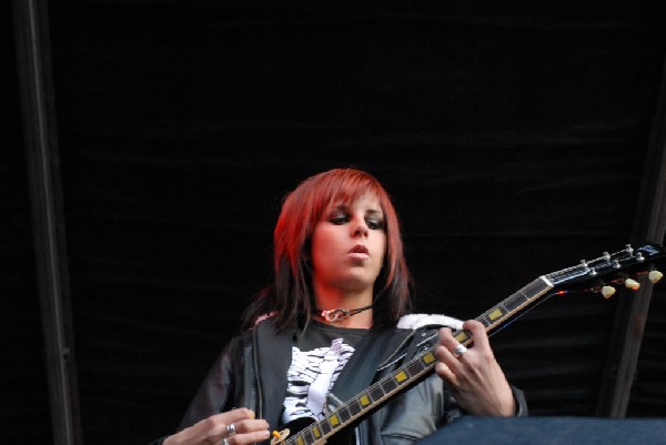 Applicators at Fun Fun Fun Fest in Waterloo Park, Austin Texas