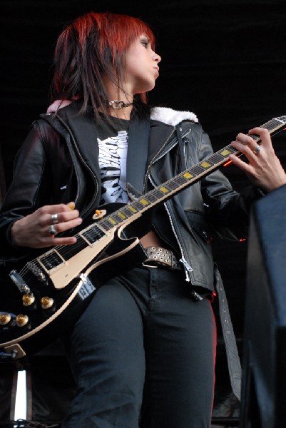 Applicators at Fun Fun Fun Fest in Waterloo Park, Austin Texas