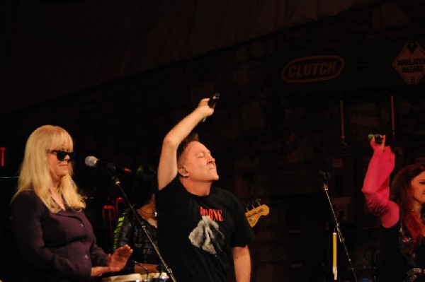 The B-52s at Stubb's BarBQ, Austin, Texas - 11/02/11 - photo by jeff barrin