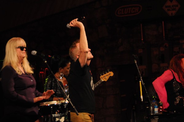 The B-52s at Stubb's BarBQ, Austin, Texas - 11/02/11 - photo by jeff barrin