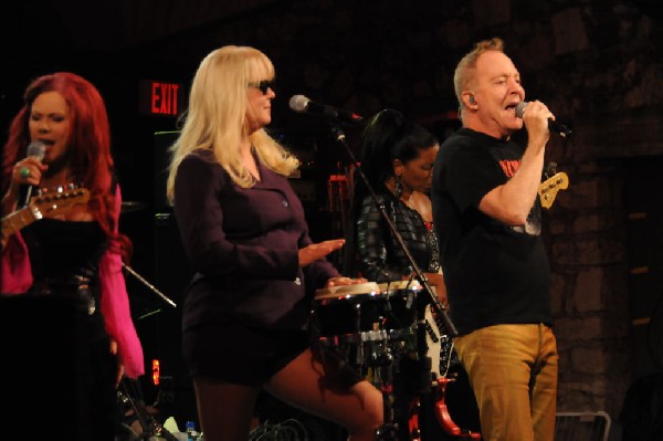 The B-52s at Stubb's BarBQ, Austin, Texas - 11/02/11 - photo by jeff barrin