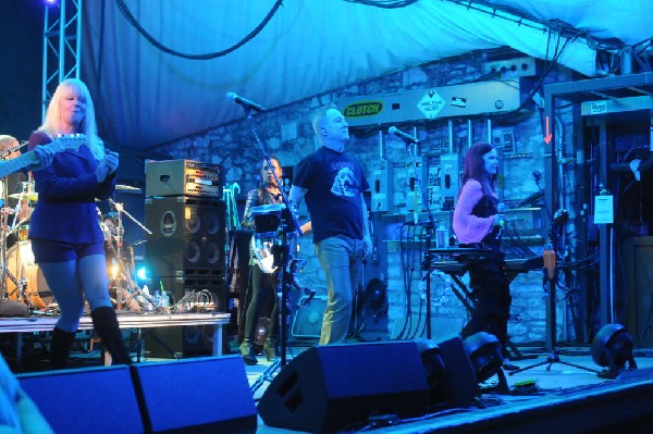 The B-52s at Stubb's BarBQ, Austin, Texas - 11/02/11 - photo by jeff barrin