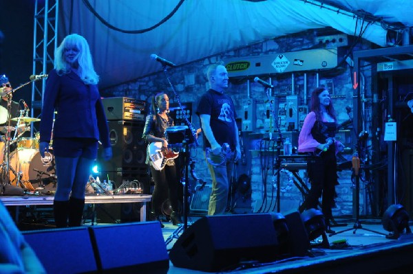 The B-52s at Stubb's BarBQ, Austin, Texas - 11/02/11 - photo by jeff barrin