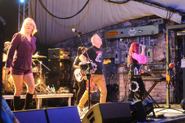 The B-52s at Stubb's BarBQ, Austin, Texas - 11/02/11 - photo by jeff barrin