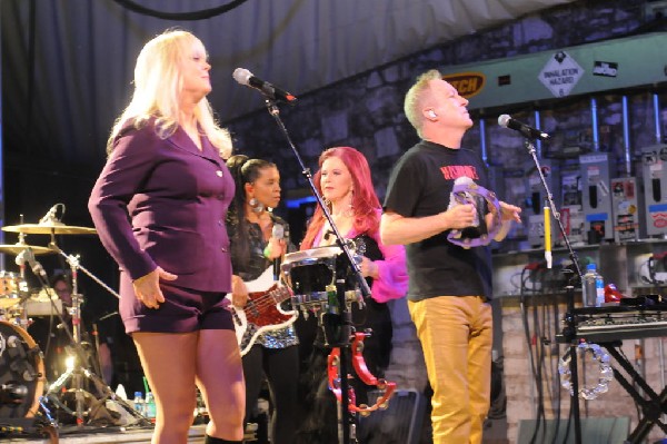 The B-52s at Stubb's BarBQ, Austin, Texas - 11/02/11 - photo by jeff barrin