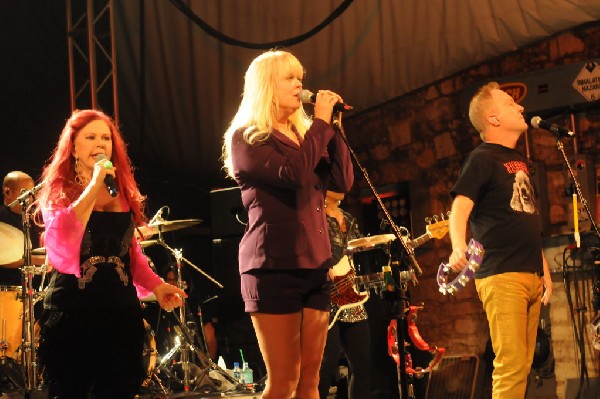 The B-52s at Stubb's BarBQ, Austin, Texas - 11/02/11 - photo by jeff barrin