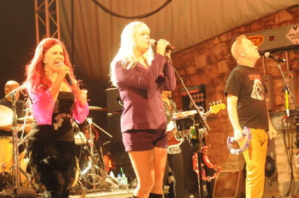 The B-52s at Stubb's BarBQ, Austin, Texas - 11/02/11 - photo by jeff barrin