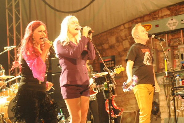 The B-52s at Stubb's BarBQ, Austin, Texas - 11/02/11 - photo by jeff barrin