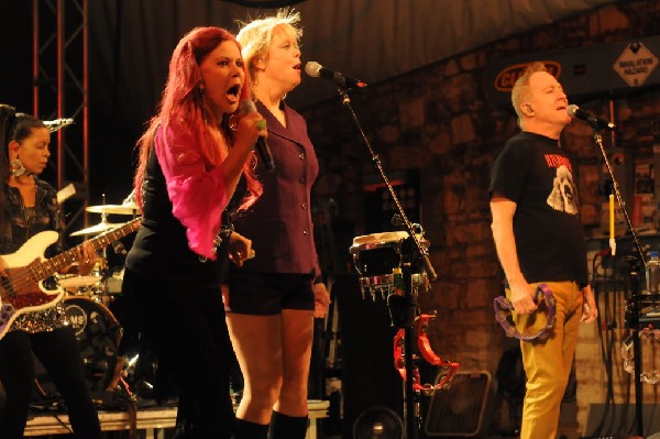 The B-52s at Stubb's BarBQ, Austin, Texas - 11/02/11 - photo by jeff barrin