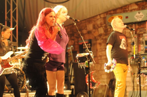 The B-52s at Stubb's BarBQ, Austin, Texas - 11/02/11 - photo by jeff barrin