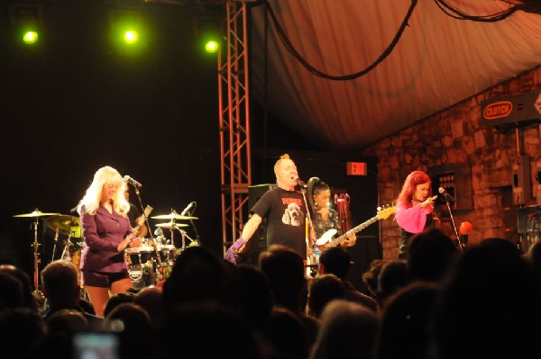 The B-52s at Stubb's BarBQ, Austin, Texas - 11/02/11 - photo by jeff barrin