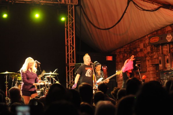 The B-52s at Stubb's BarBQ, Austin, Texas - 11/02/11 - photo by jeff barrin