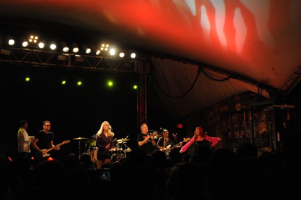 The B-52s at Stubb's BarBQ, Austin, Texas - 11/02/11 - photo by jeff barrin