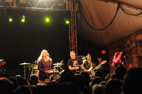 The B-52s at Stubb's BarBQ, Austin, Texas - 11/02/11 - photo by jeff barrin