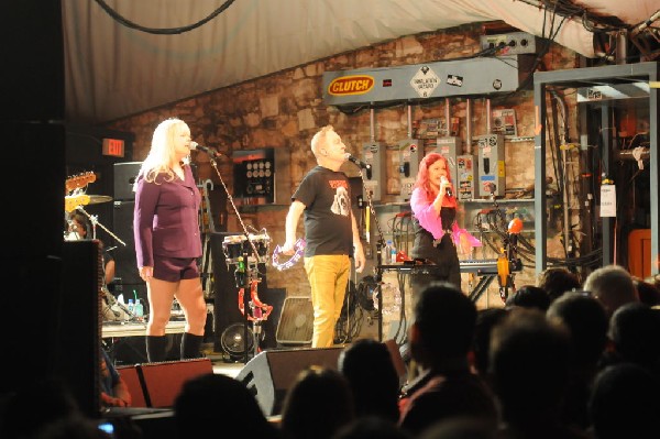 The B-52s at Stubb's BarBQ, Austin, Texas - 11/02/11 - photo by jeff barrin