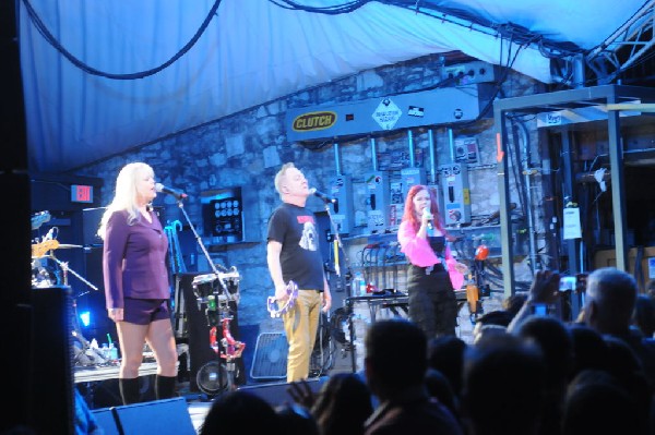 The B-52s at Stubb's BarBQ, Austin, Texas - 11/02/11 - photo by jeff barrin